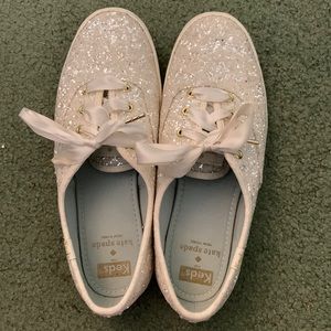 Kate Spade Sparkle Keds - 6.5 Wide